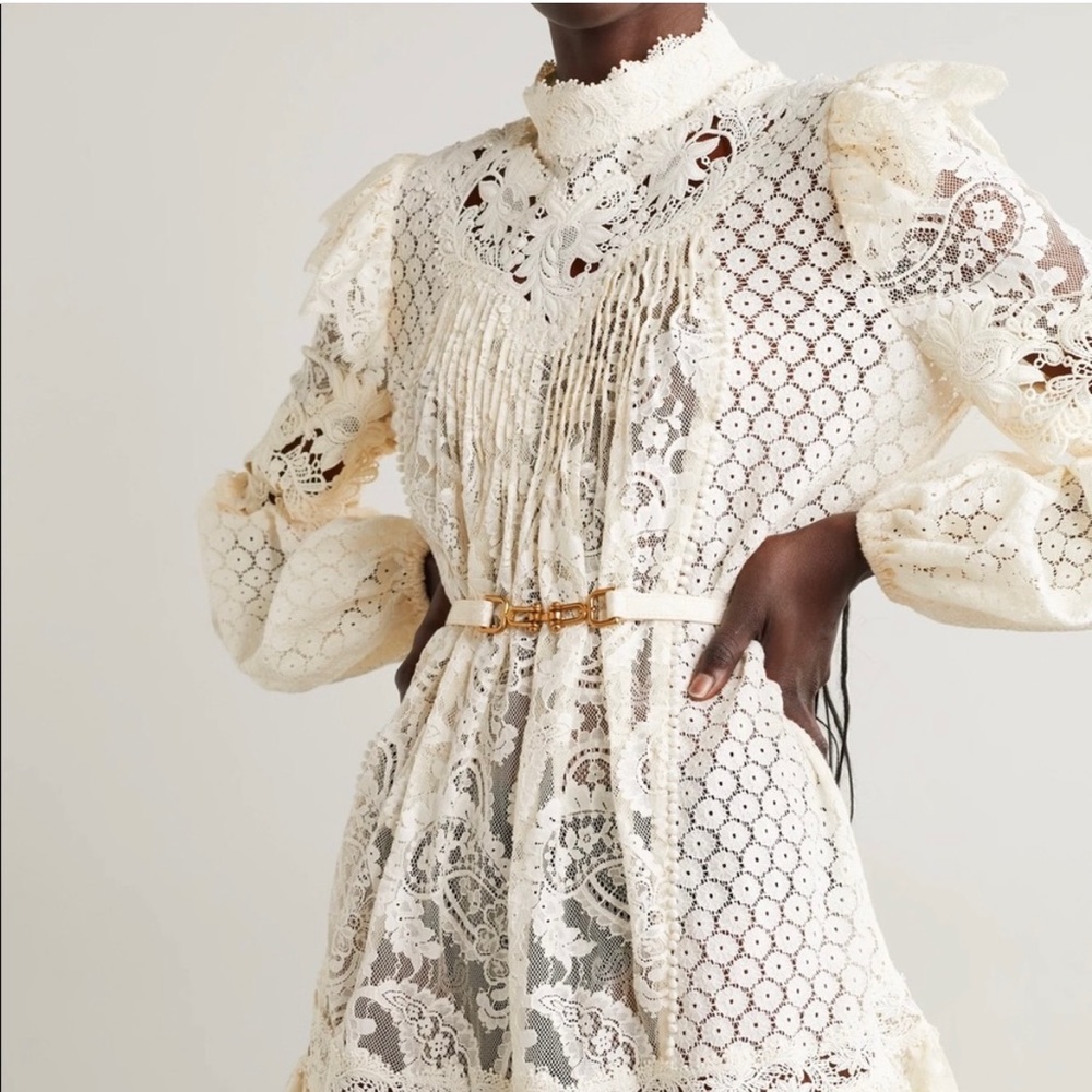 Zimmermann Ivory Lace Dress